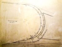Bauplan 1906 für die Ausweichstelle