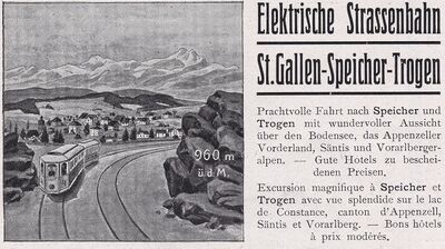 Werbung um 1907