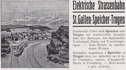 Werbung um 1907