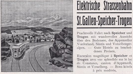 Werbung um 1907