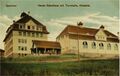 Turnhalle Ostseite/Kolorierte Postkarte