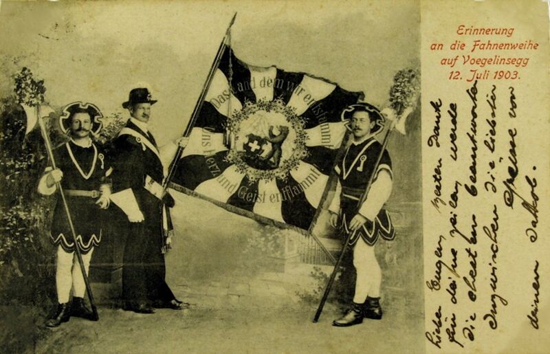 Datei:Vögelinsegg Fahnenweihe 1903.jpg